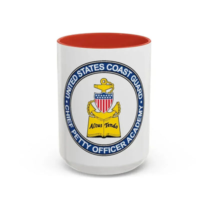 CPO Academy (U.S. Coast Guard) Accent Coffee Mug 15oz Red - Go Mug Yourself