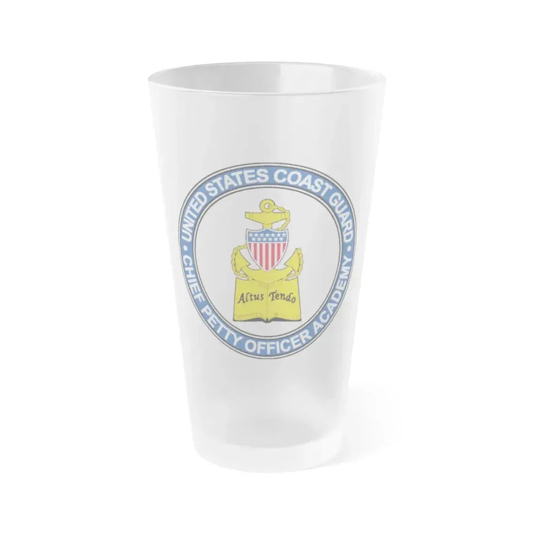 CPO Academy (U.S. Coast Guard) Frosted Pint Glass 16oz Default Title - Go Mug Yourself