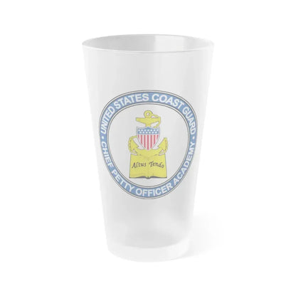 CPO Academy (U.S. Coast Guard) Frosted Pint Glass 16oz Default Title - Go Mug Yourself