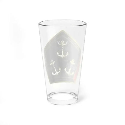 CPO Coin Octagon with 3 chiefs anchors (U.S. Navy) Pint Glass 16oz - Go Mug Yourself