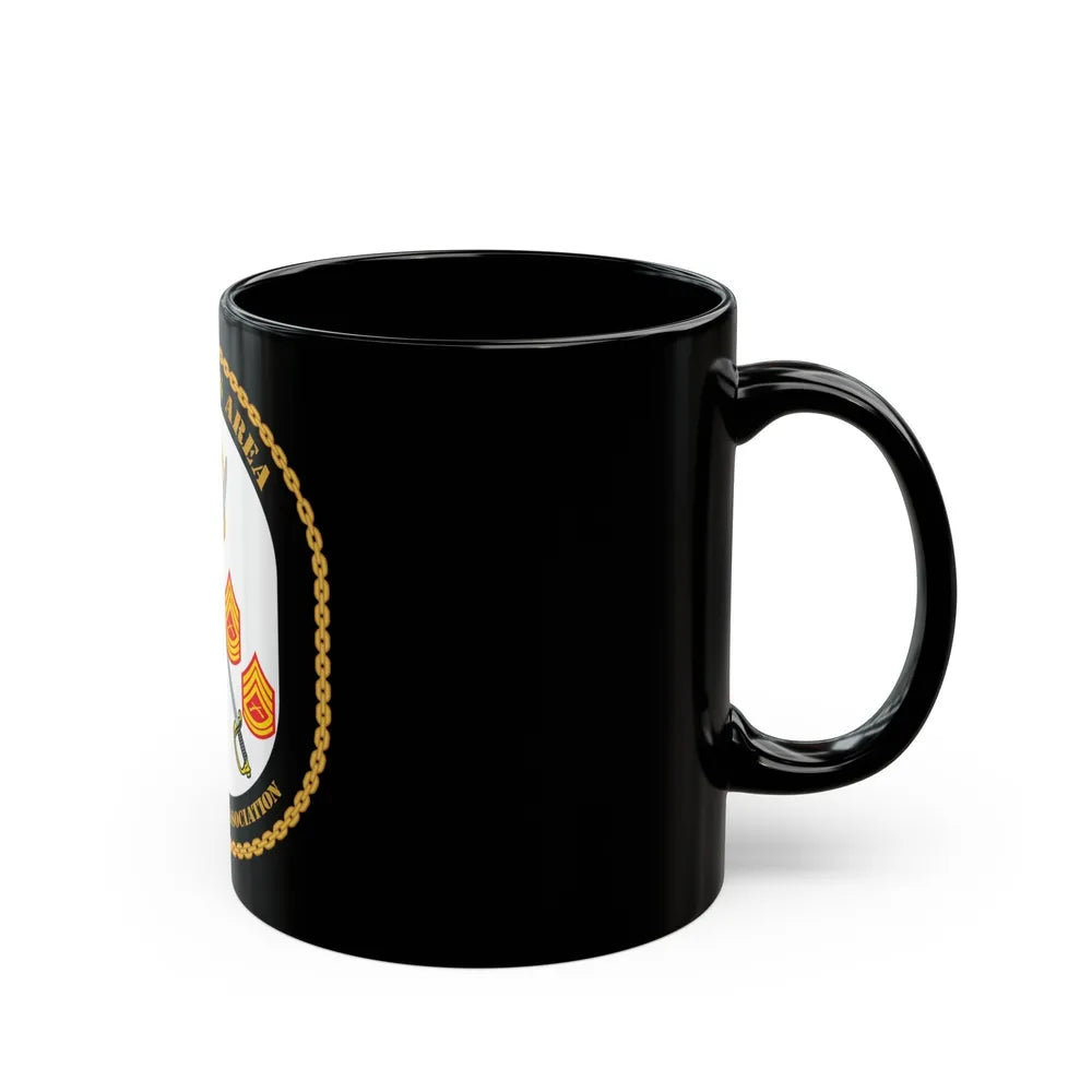 CPO & GySgt Assoc Annapolis Area (U.S. Navy) Black Coffee Mug-Go Mug Yourself