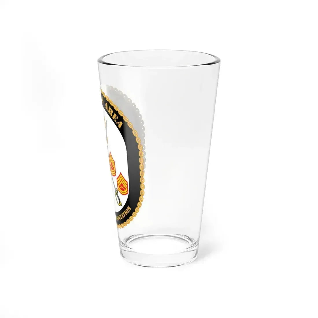 CPO & GySgt Assoc Annapolis Area (U.S. Navy) Pint Glass 16oz - Go Mug Yourself