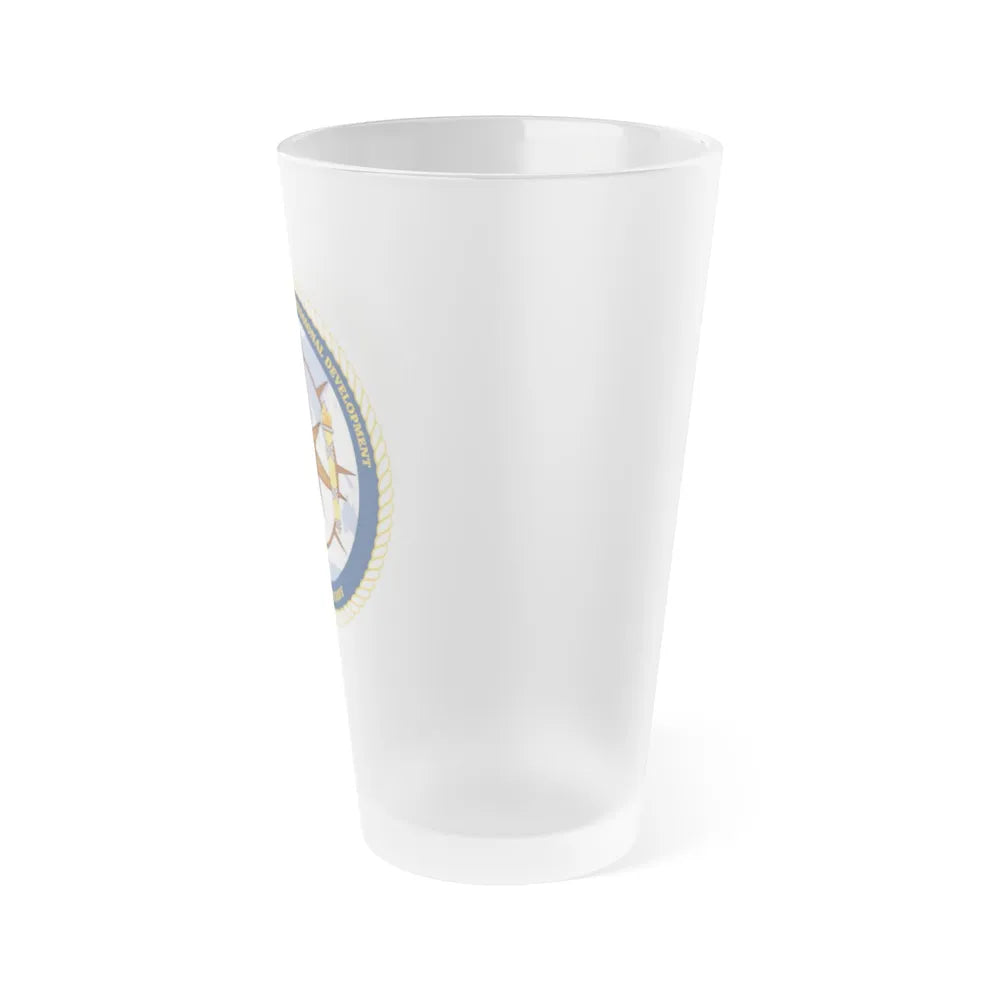 CPPD Center for Personal & Prof Development (U.S. Navy) Frosted Pint Glass 16oz-Go Mug Yourself