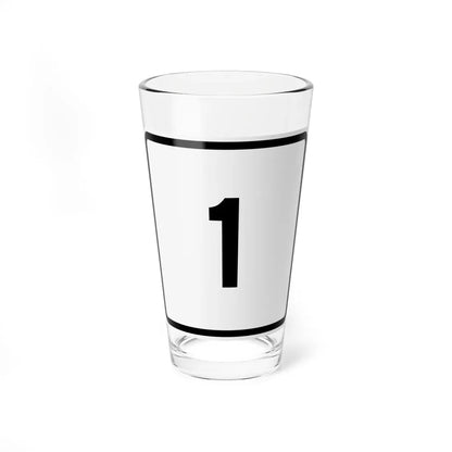 CR 1 jct OH (Ohio) (Road Sign) Pint Glass 16oz 16oz - Go Mug Yourself