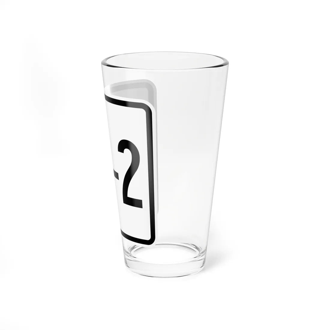 CR 10-2 jct OH (Ohio) (Road Sign) Pint Glass 16oz - Go Mug Yourself