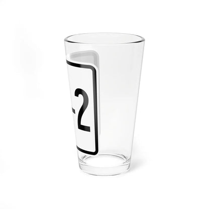 CR 10-2 jct OH (Ohio) (Road Sign) Pint Glass 16oz - Go Mug Yourself