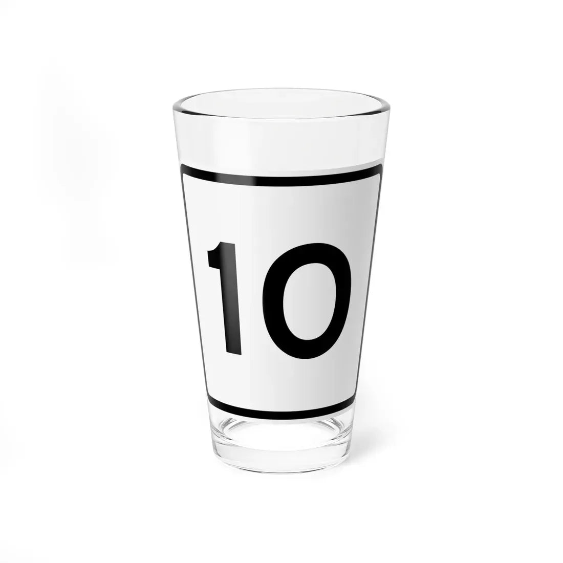 CR 10 jct OH (Ohio) (Road Sign) Pint Glass 16oz 16oz - Go Mug Yourself