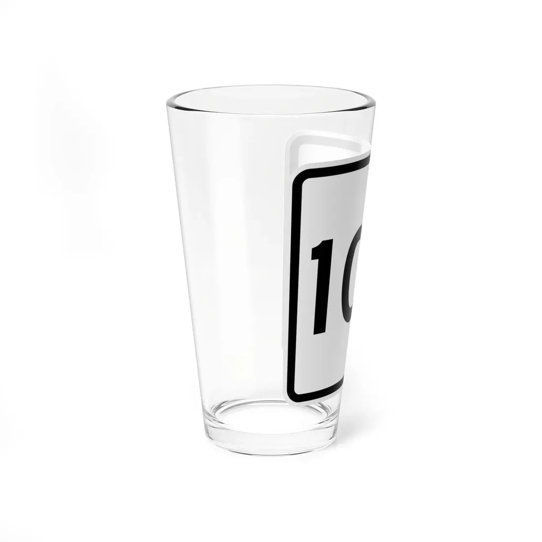 CR 100 jct OH (Ohio) (Road Sign) Pint Glass 16oz - Go Mug Yourself
