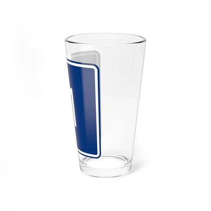 CR 11 jct blue (Ohio) (Road Sign) Pint Glass 16oz - Go Mug Yourself