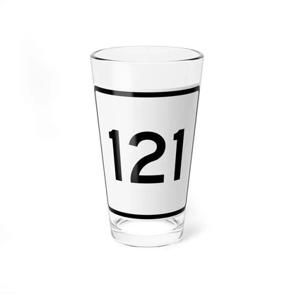 CR 121 jct OH (Ohio) (Road Sign) Pint Glass 16oz 16oz - Go Mug Yourself