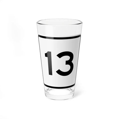 CR 13 jct OH (Ohio) (Road Sign) Pint Glass 16oz 16oz - Go Mug Yourself