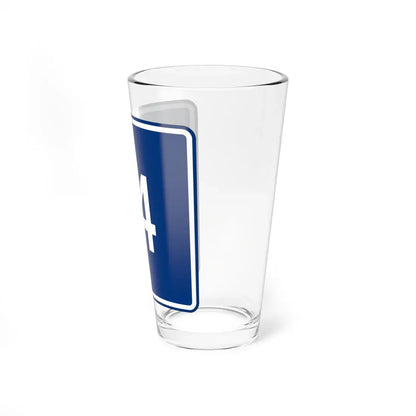 CR 14 jct blue (Ohio) (Road Sign) Pint Glass 16oz - Go Mug Yourself