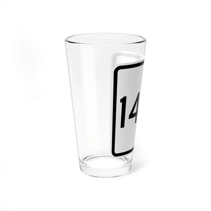 CR 144A jct OH (Ohio) (Road Sign) Pint Glass 16oz - Go Mug Yourself