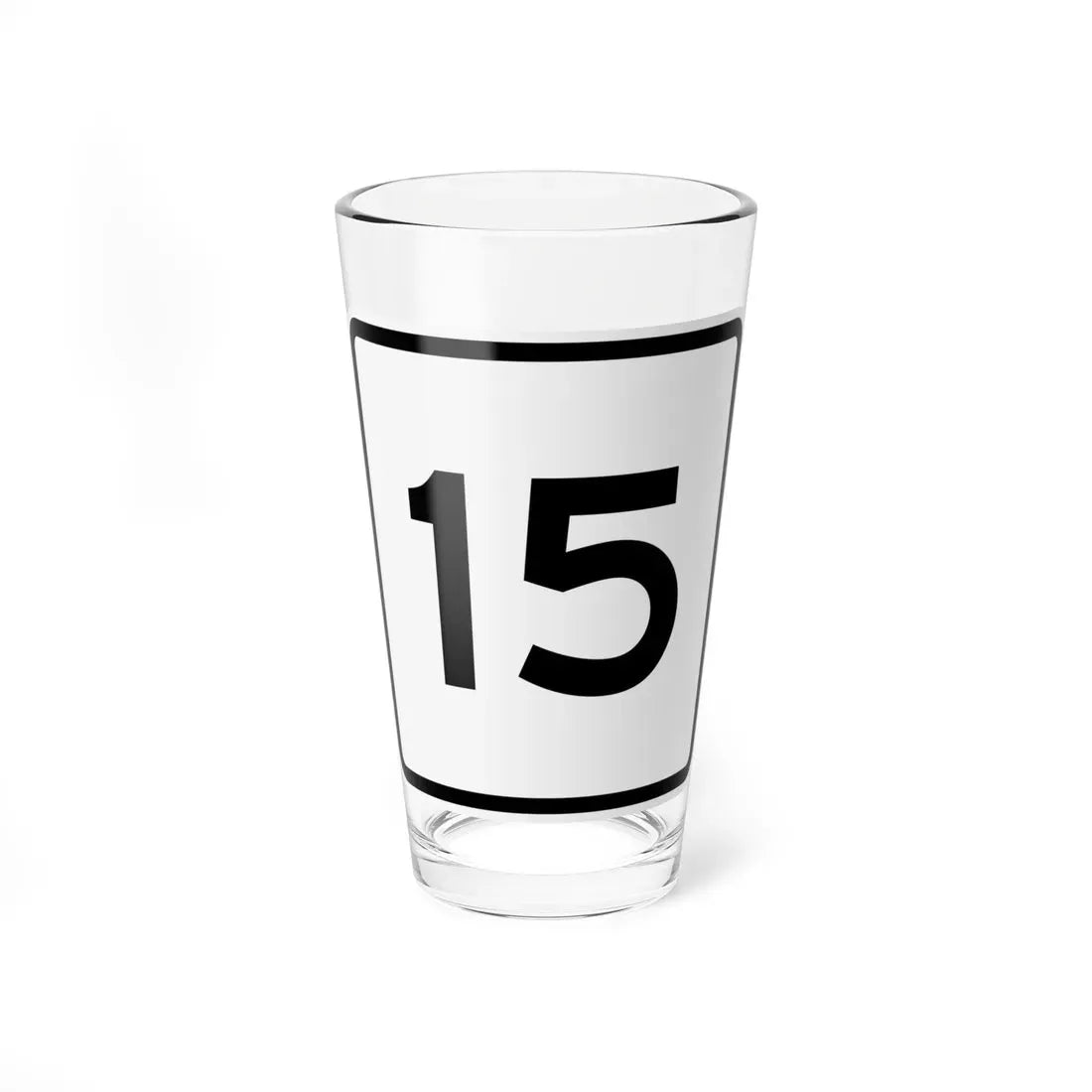 CR 15 jct OH (Ohio) (Road Sign) Pint Glass 16oz 16oz - Go Mug Yourself
