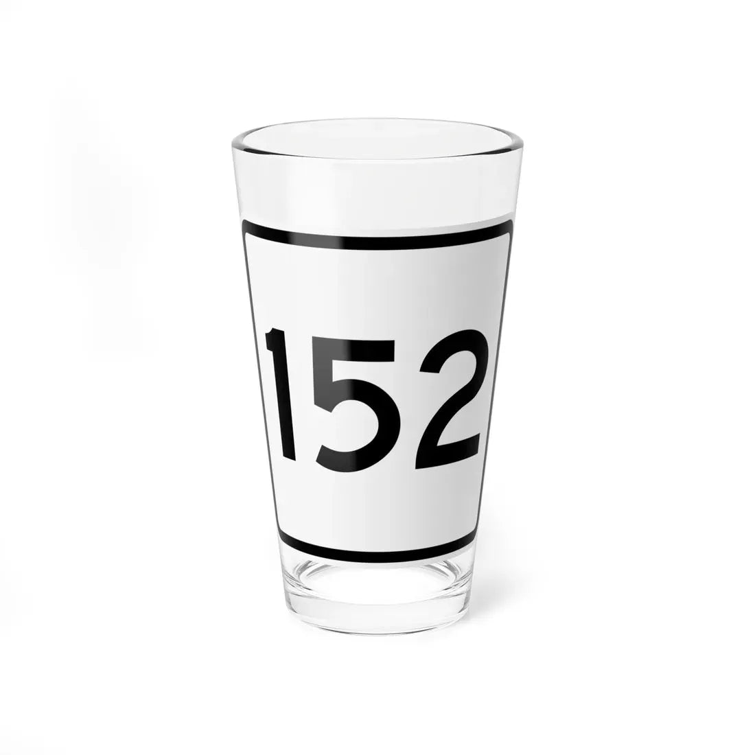 CR 152 jct OH (Ohio) (Road Sign) Pint Glass 16oz 16oz - Go Mug Yourself