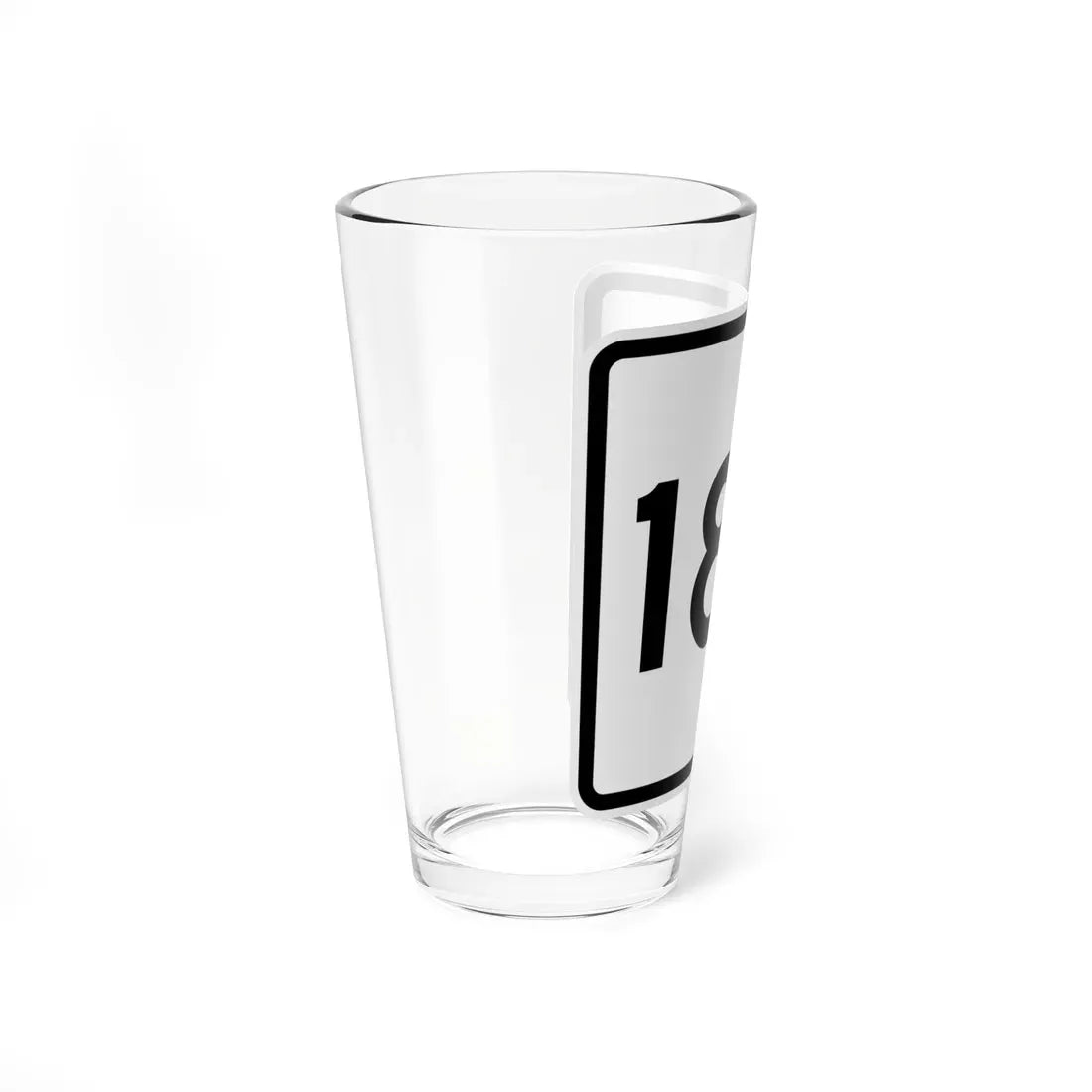 CR 186 jct OH (Ohio) (Road Sign) Pint Glass 16oz - Go Mug Yourself