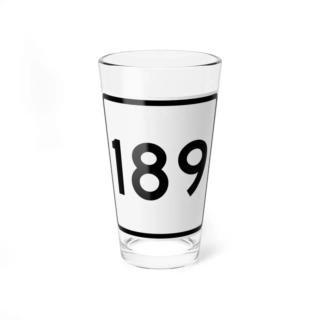 CR 189 jct OH (Ohio) (Road Sign) Pint Glass 16oz 16oz - Go Mug Yourself