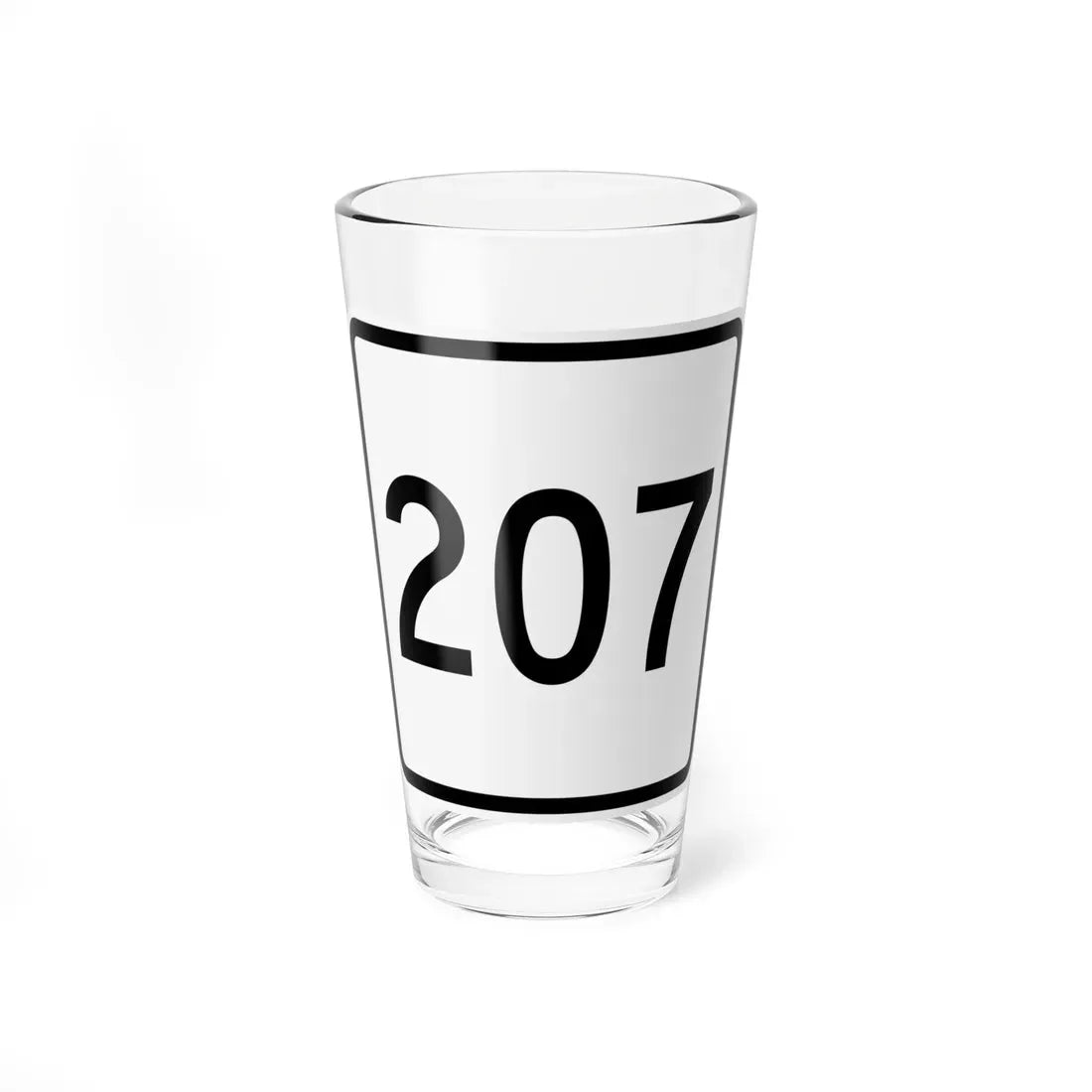 CR 207 jct OH (Ohio) (Road Sign) Pint Glass 16oz 16oz - Go Mug Yourself
