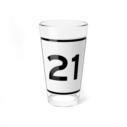 CR 21 jct OH (Ohio) (Road Sign) Pint Glass 16oz 16oz - Go Mug Yourself