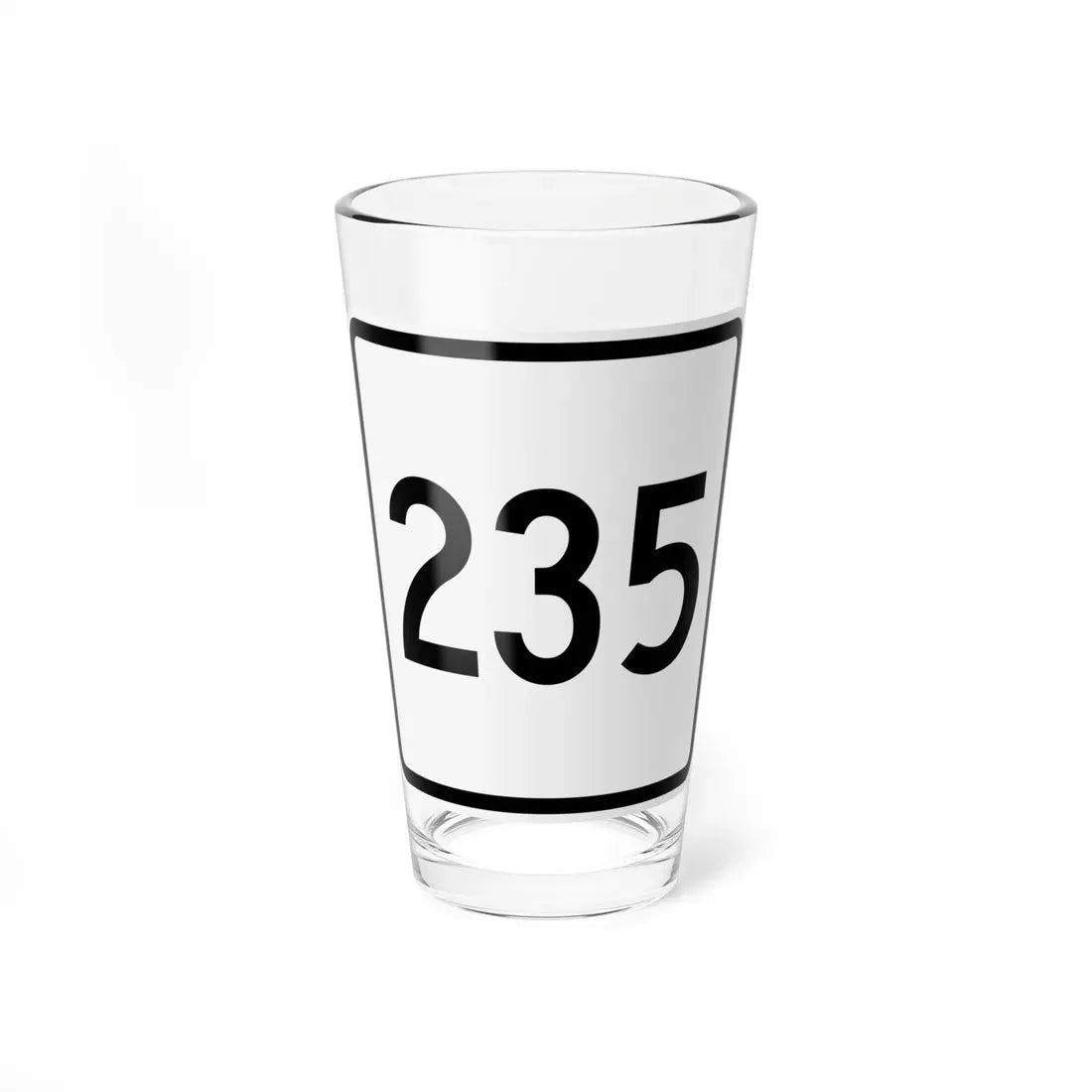 CR 235 jct OH (Ohio) (Road Sign) Pint Glass 16oz 16oz - Go Mug Yourself
