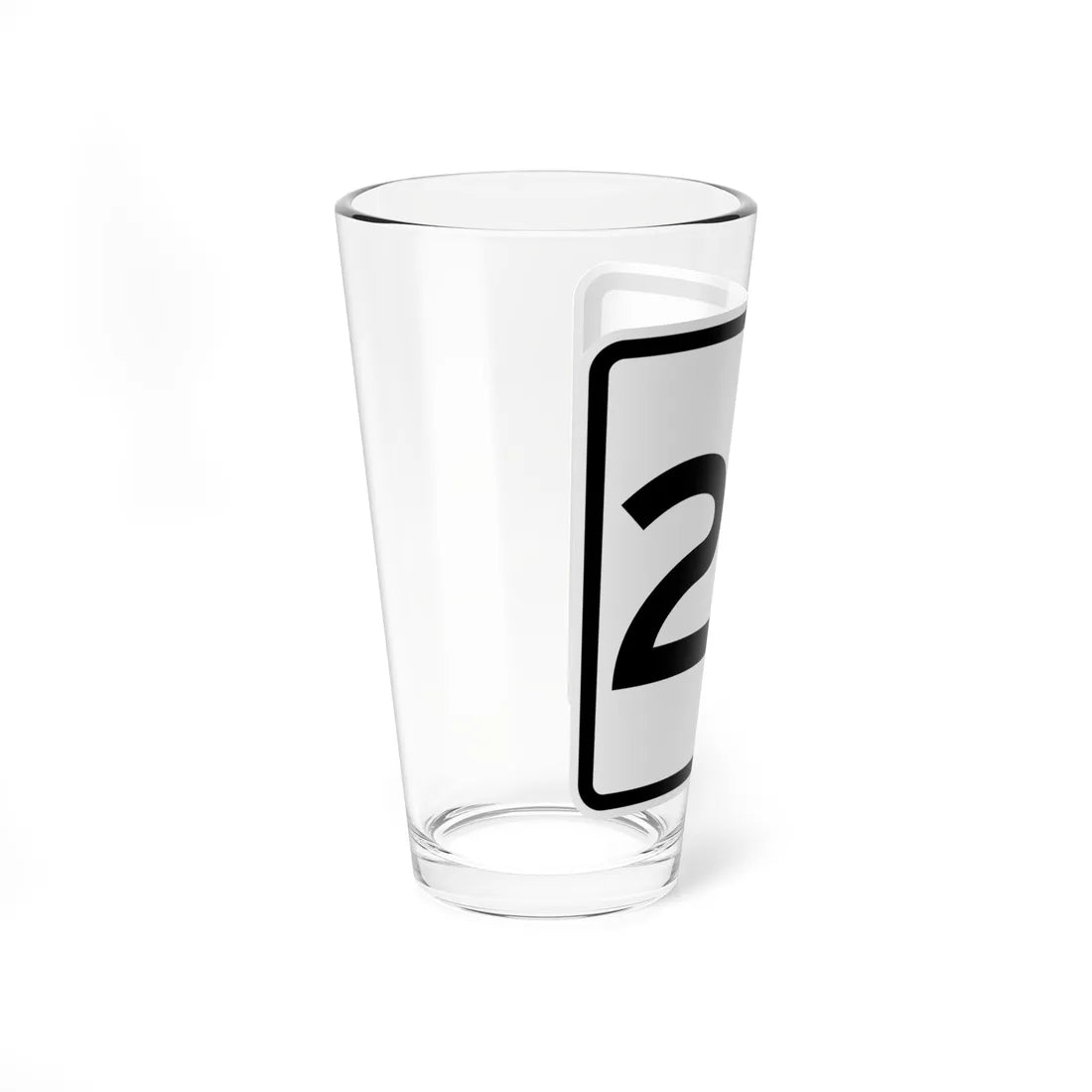 CR 24 jct OH (Ohio) (Road Sign) Pint Glass 16oz - Go Mug Yourself