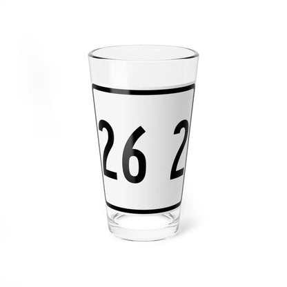 CR 26-2 jct OH (Ohio) (Road Sign) Pint Glass 16oz 16oz - Go Mug Yourself