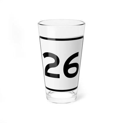 CR 26 jct OH (Ohio) (Road Sign) Pint Glass 16oz 16oz - Go Mug Yourself