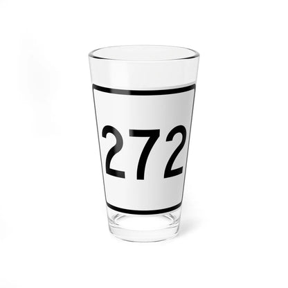 CR 272 jct OH (Ohio) (Road Sign) Pint Glass 16oz 16oz - Go Mug Yourself