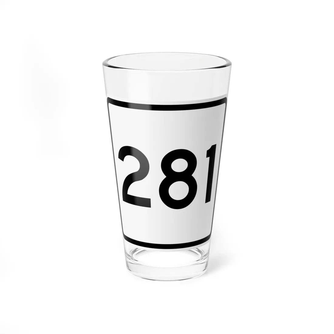 CR 281 jct OH (Ohio) (Road Sign) Pint Glass 16oz 16oz - Go Mug Yourself