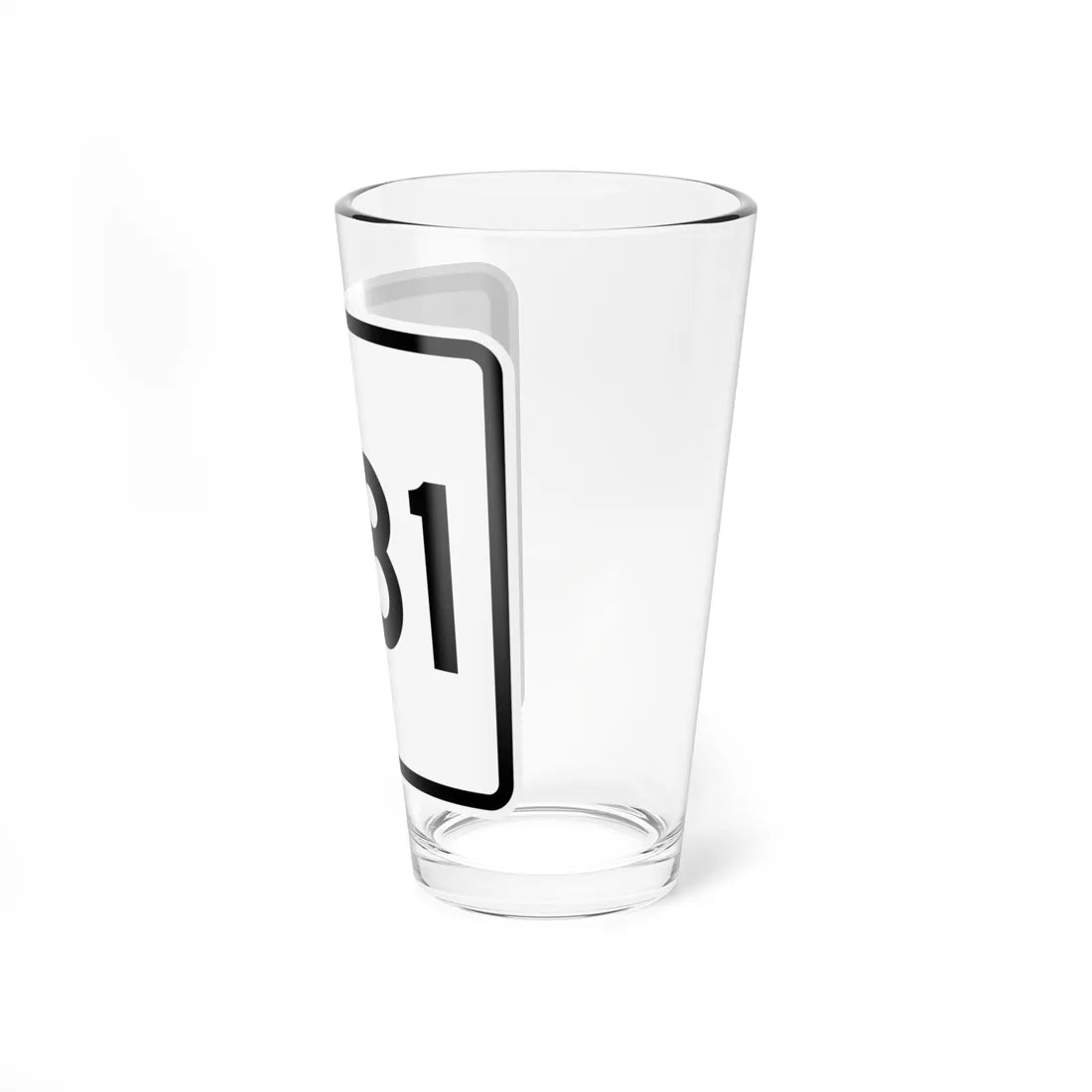 CR 281 jct OH (Ohio) (Road Sign) Pint Glass 16oz - Go Mug Yourself