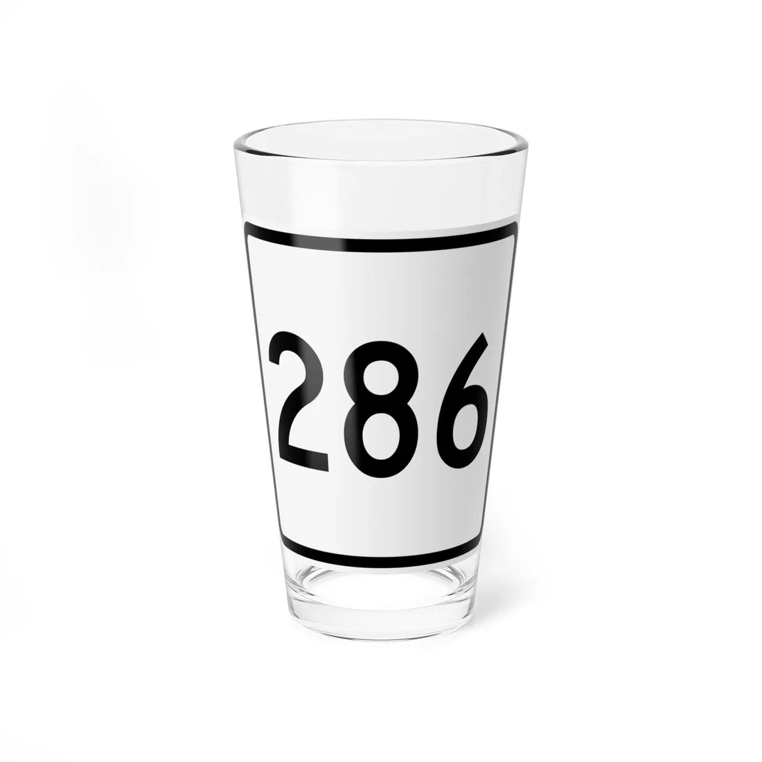 CR 286 jct OH (Ohio) (Road Sign) Pint Glass 16oz 16oz - Go Mug Yourself