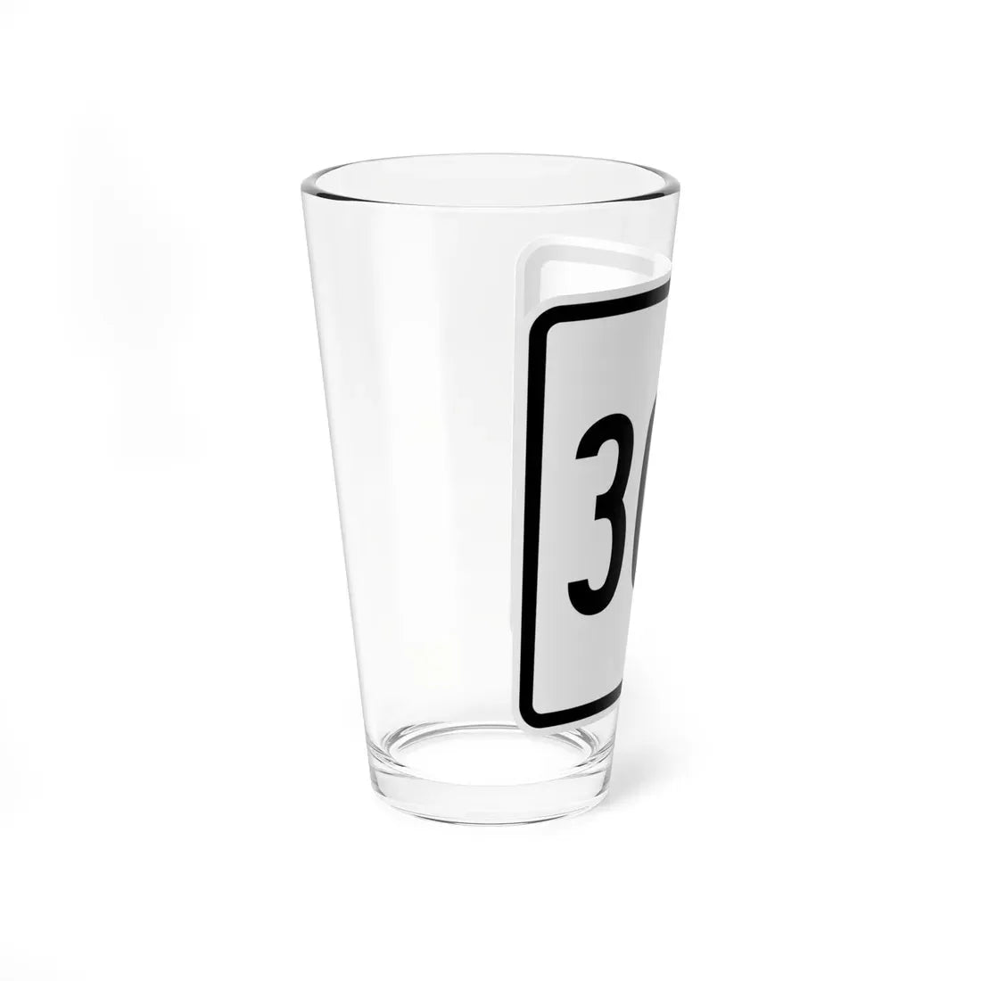 CR 30A jct OH (Ohio) (Road Sign) Pint Glass 16oz - Go Mug Yourself