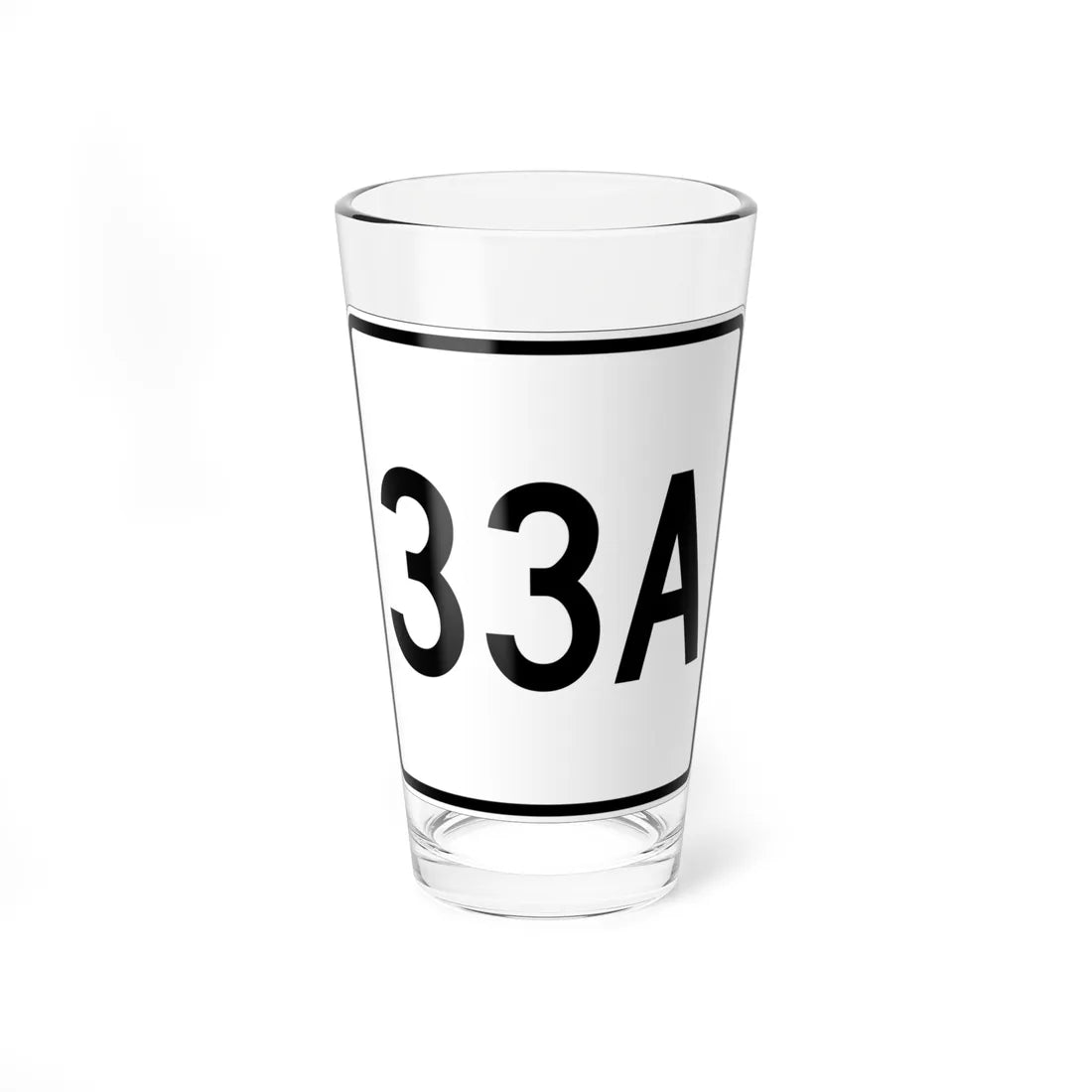 CR 33A jct OH (Ohio) (Road Sign) Pint Glass 16oz 16oz - Go Mug Yourself