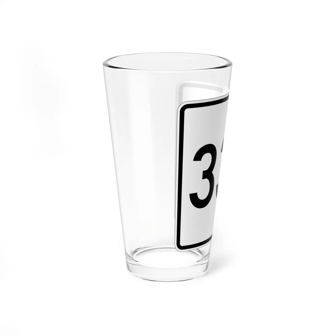 CR 33A jct OH (Ohio) (Road Sign) Pint Glass 16oz - Go Mug Yourself