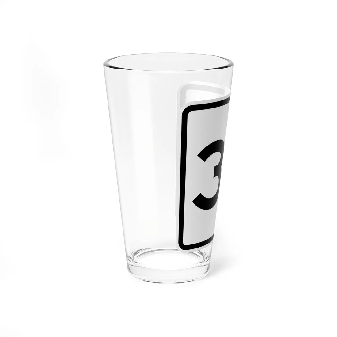 CR 35 jct OH (Ohio) (Road Sign) Pint Glass 16oz - Go Mug Yourself