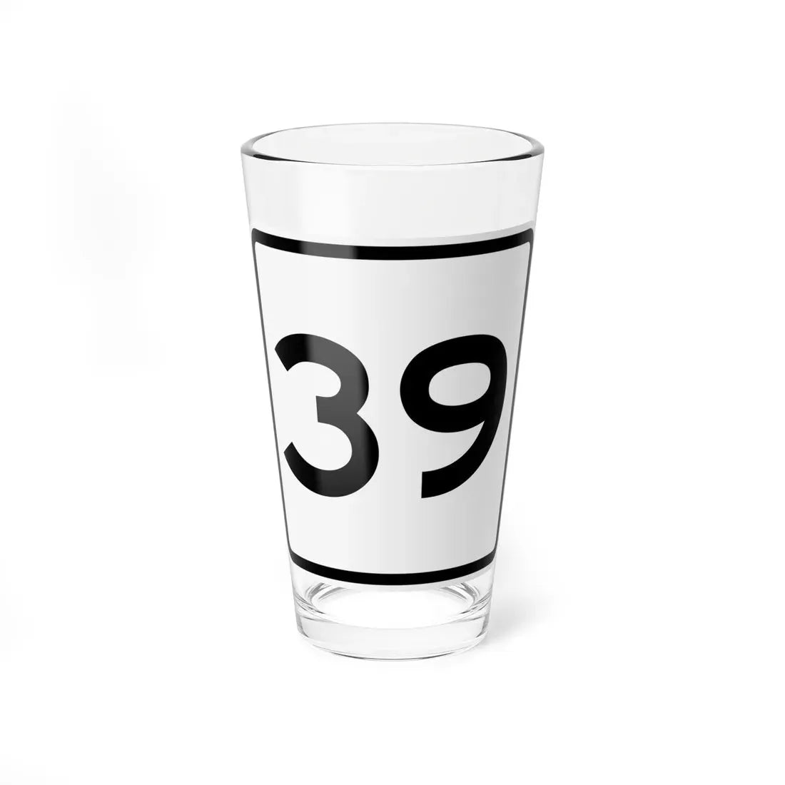 CR 39 jct OH (Ohio) (Road Sign) Pint Glass 16oz 16oz - Go Mug Yourself