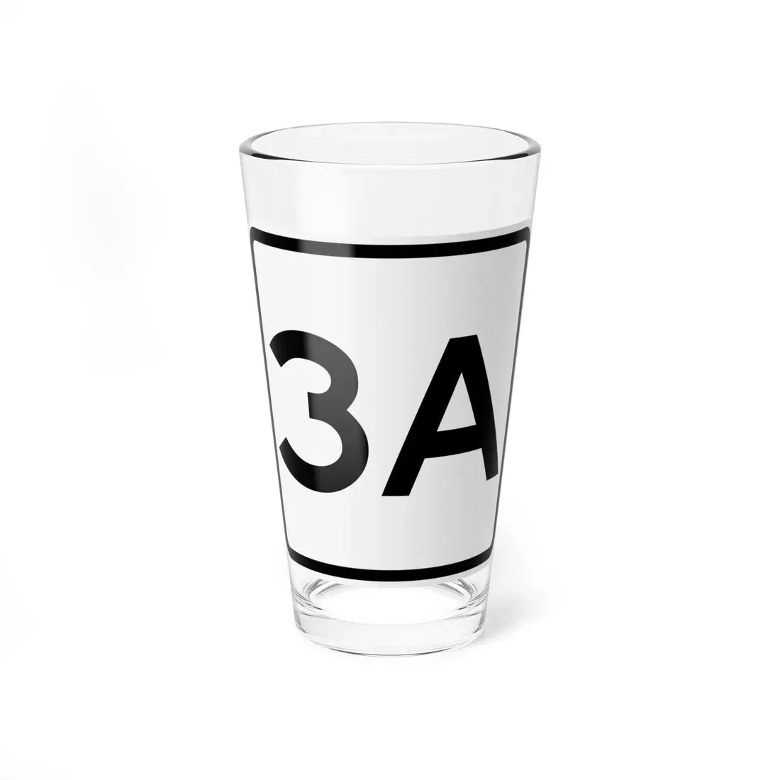 CR 3A jct OH (Ohio) (Road Sign) Pint Glass 16oz 16oz - Go Mug Yourself