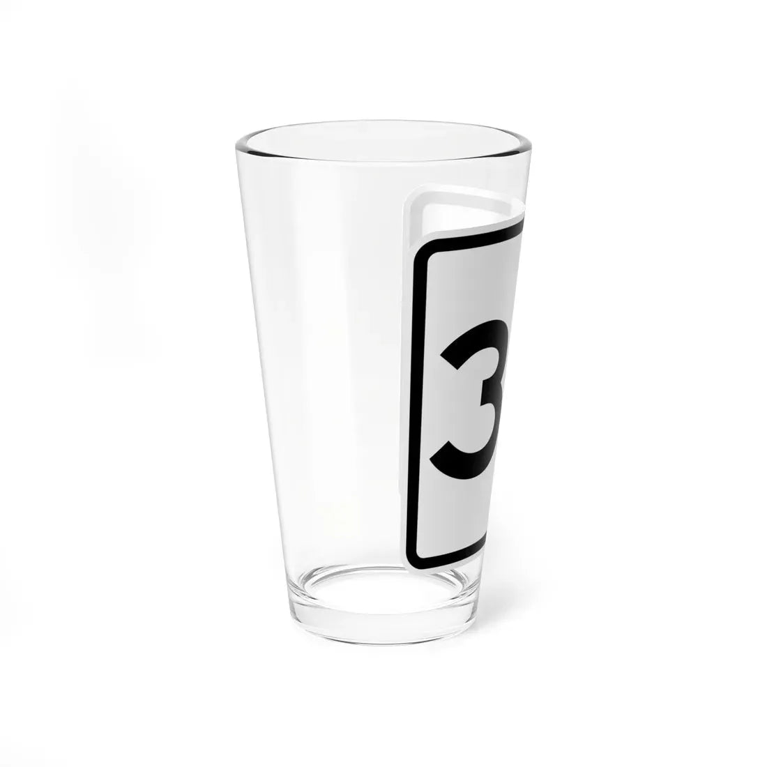 CR 3A jct OH (Ohio) (Road Sign) Pint Glass 16oz - Go Mug Yourself