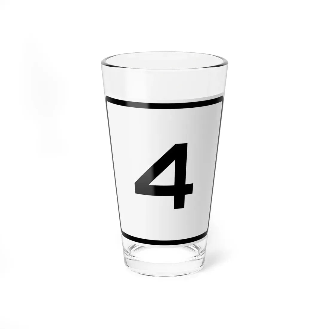 CR 4 jct OH (Ohio) (Road Sign) Pint Glass 16oz 16oz - Go Mug Yourself