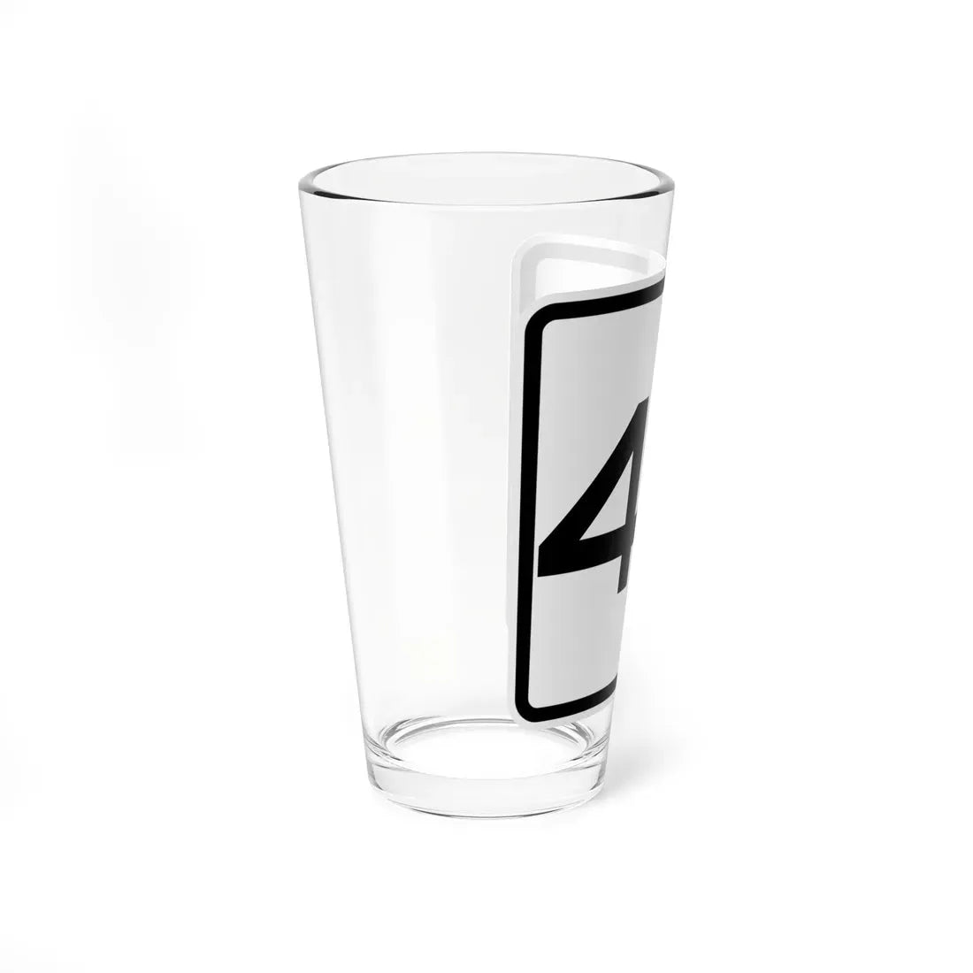 CR 40 jct OH (Ohio) (Road Sign) Pint Glass 16oz - Go Mug Yourself