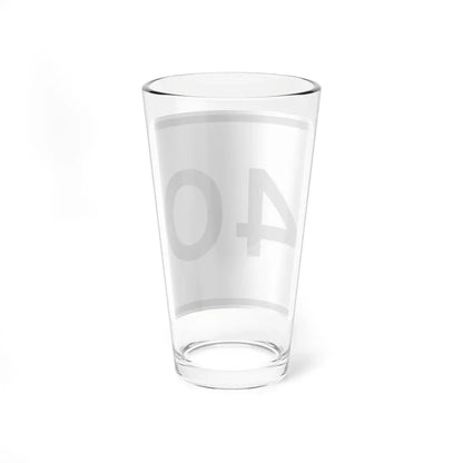 CR 40 jct OH (Ohio) (Road Sign) Pint Glass 16oz - Go Mug Yourself