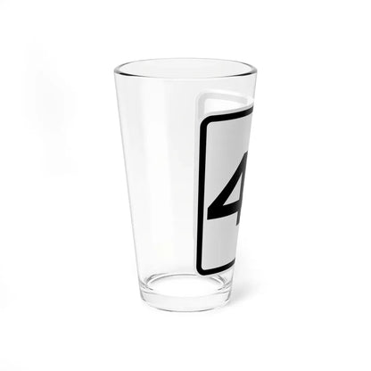 CR 42 jct OH (Ohio) (Road Sign) Pint Glass 16oz - Go Mug Yourself
