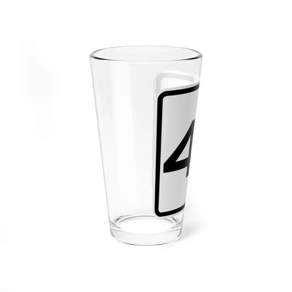 CR 45 jct OH (Ohio) (Road Sign) Pint Glass 16oz - Go Mug Yourself