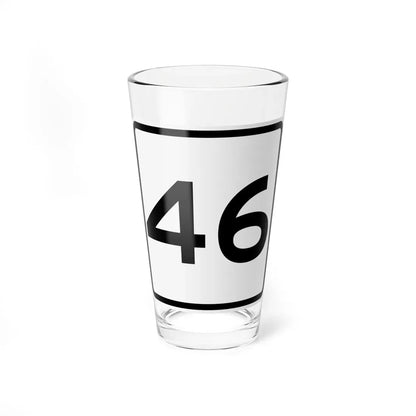 CR 46 jct OH (Ohio) (Road Sign) Pint Glass 16oz 16oz - Go Mug Yourself