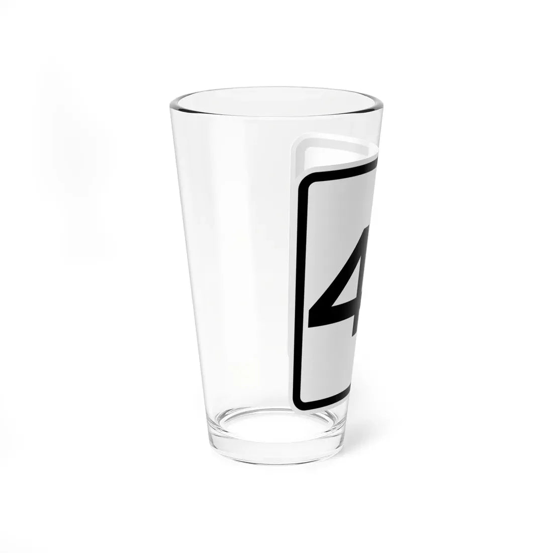 CR 46 jct OH (Ohio) (Road Sign) Pint Glass 16oz - Go Mug Yourself