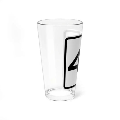 CR 47 jct OH (Ohio) (Road Sign) Pint Glass 16oz - Go Mug Yourself