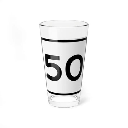CR 50 jct OH (Ohio) (Road Sign) Pint Glass 16oz 16oz - Go Mug Yourself