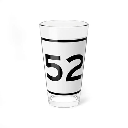 CR 52 jct OH (Ohio) (Road Sign) Pint Glass 16oz 16oz - Go Mug Yourself