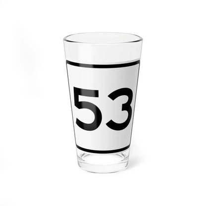 CR 53 jct OH (Ohio) (Road Sign) Pint Glass 16oz 16oz - Go Mug Yourself