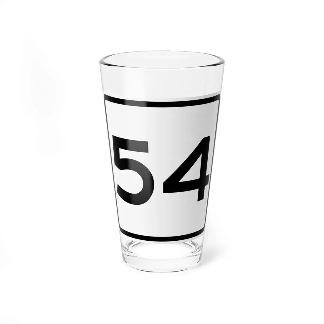 CR 54 jct OH (Ohio) (Road Sign) Pint Glass 16oz 16oz - Go Mug Yourself